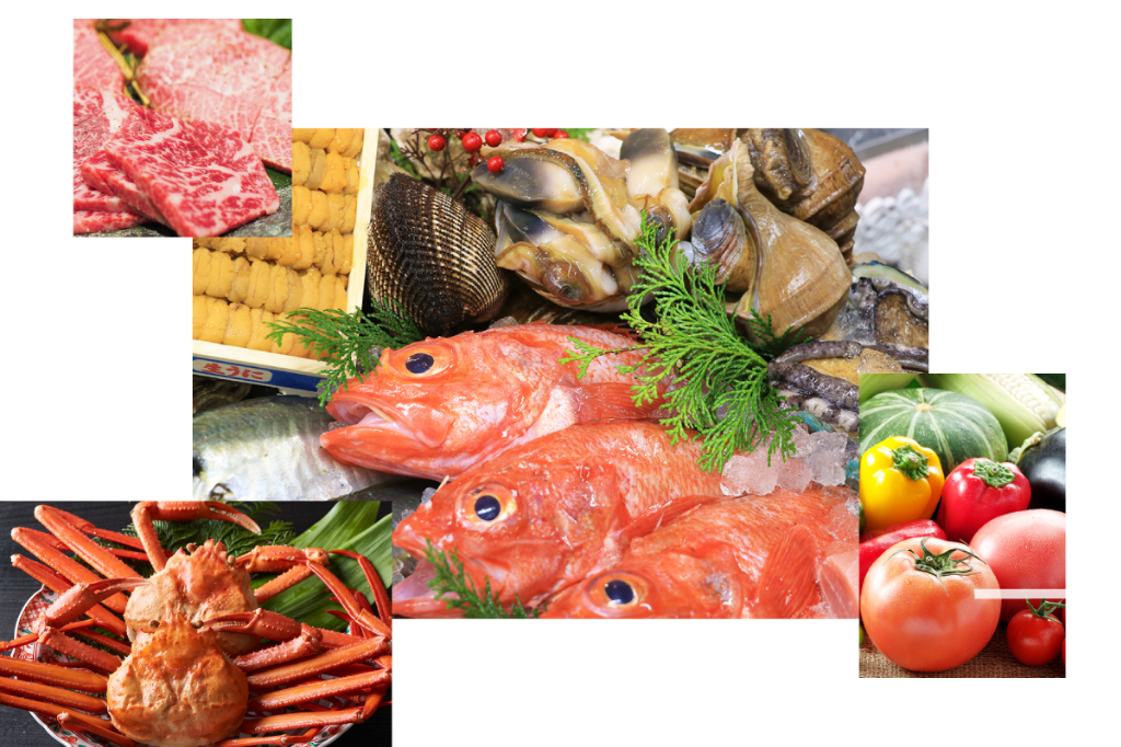 こだわりの食材の数々
